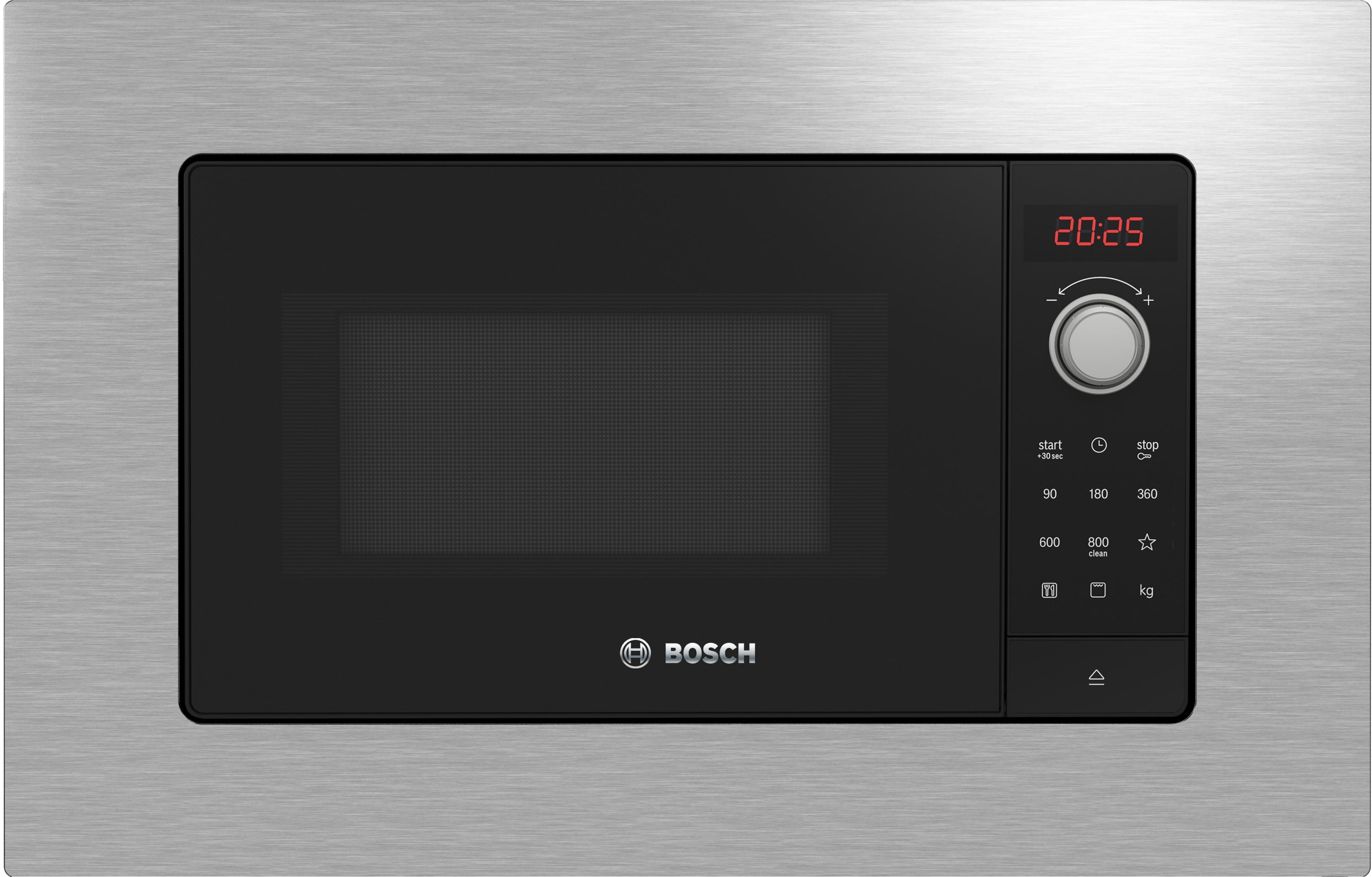 Bosch Serie 2, Einbau-Mikrowelle, 60 x 38 cm, Edelstahl