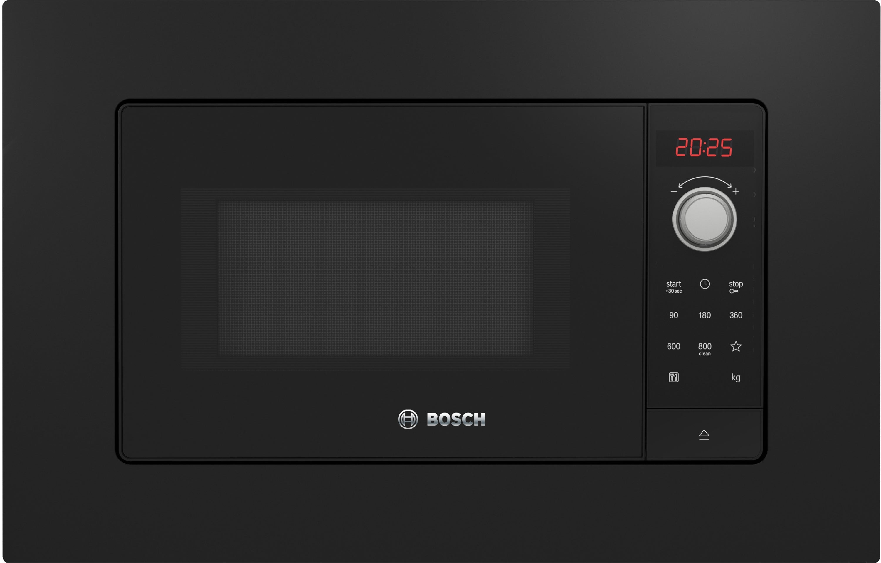 Bosch Serie 2, Einbau-Mikrowelle, 60 x 38 cm, Schwarz