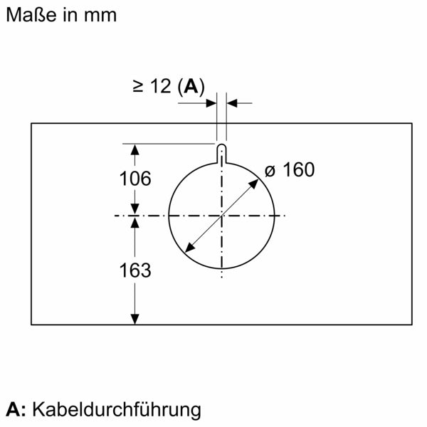 Siemens iQ500, Integrierte Designhaube, 60 cm, Klarglas schwarz bedruckt