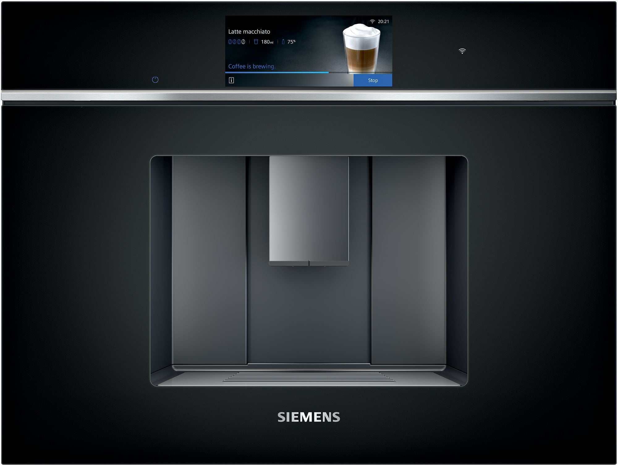 Siemens iQ700, Einbau-Kaffeevollautomat, schwarz