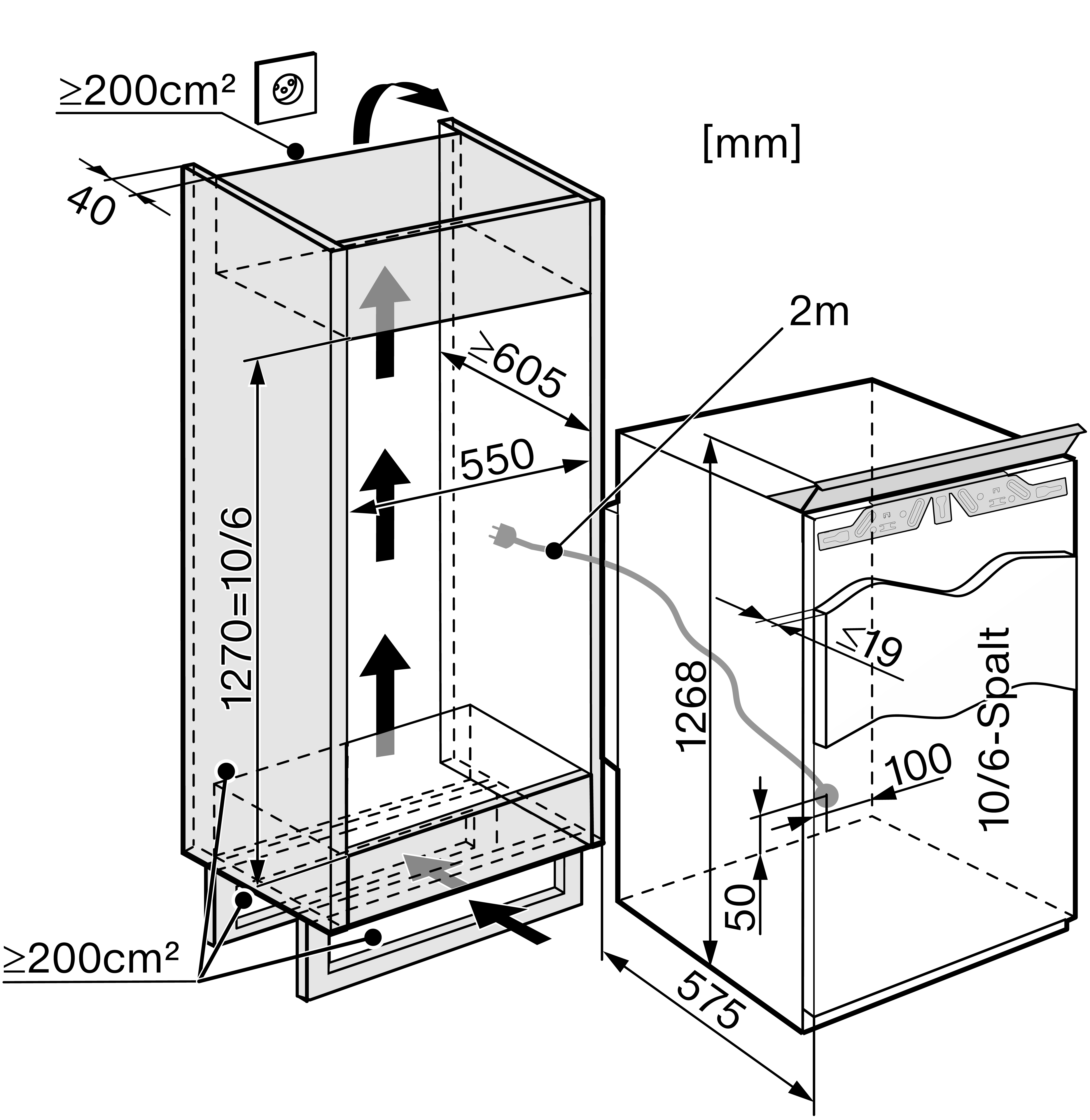 MIELE Kühlschrank K 34543-55
iF LI