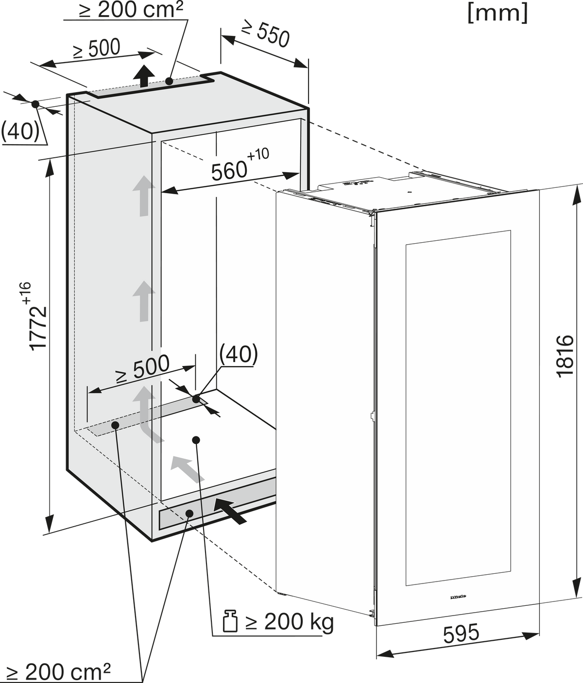 MIELE Weinschrank KWT 6722
iGS-1 SW RE