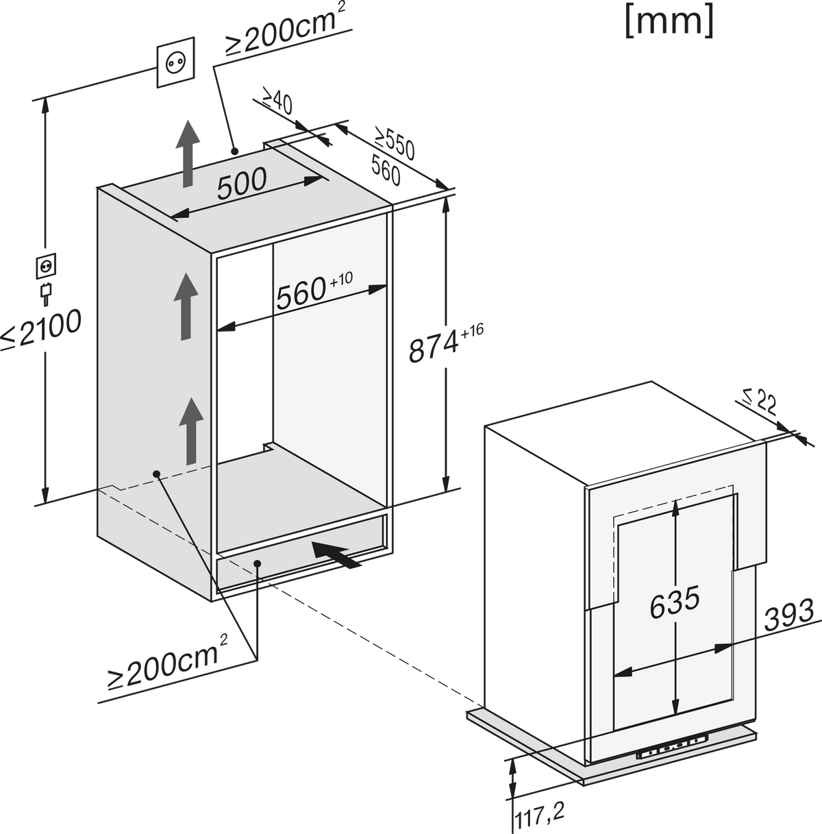 MIELE Weinschrank KWT 6422
i-1 RE