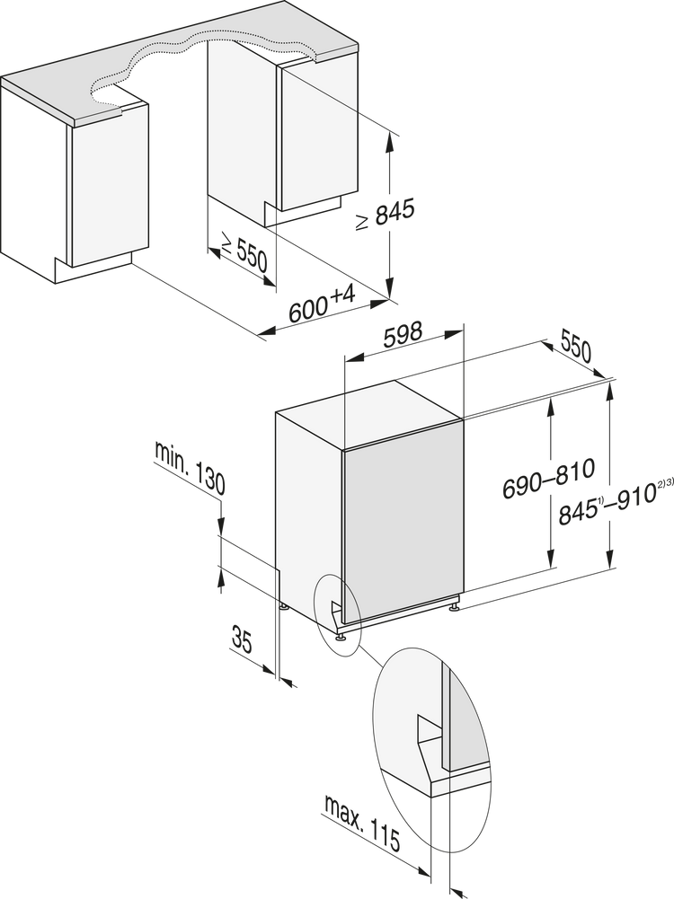 MIELE Geschirrspüler
G 25856-60 SCVi XXL Active
Plus