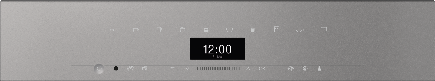 MIELE
Einbau-Kaffeevollautomat
CVA 7440-60 GR