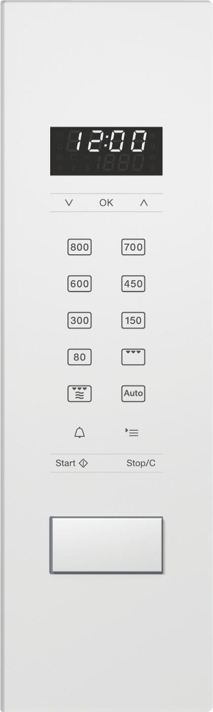 MIELE Mikrowellengerät
M 2234-60 SC BW