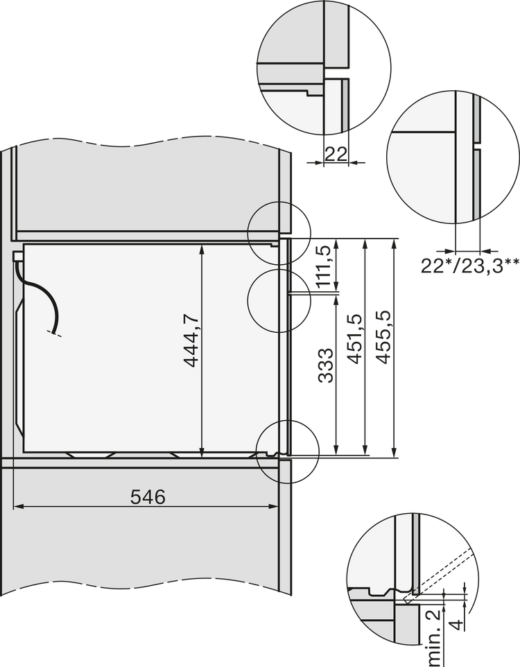 Forno compatto MIELE con
microonde. H 7640-60 BM ED 400V