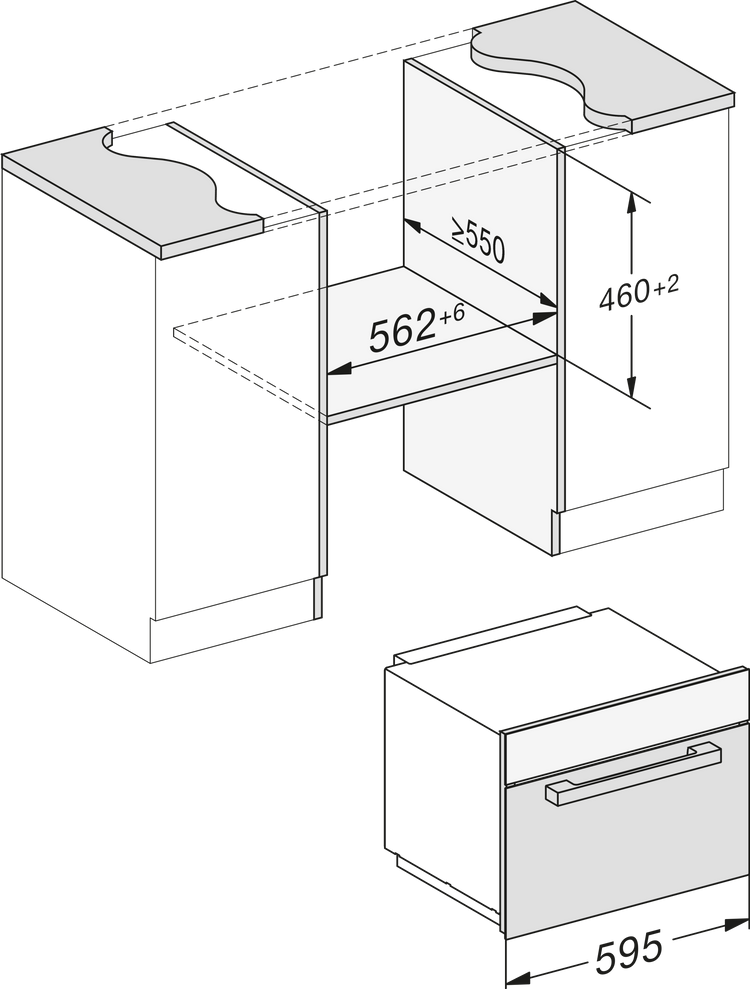 MIELE Mikrowellengerät
M 7244-60 TC ED