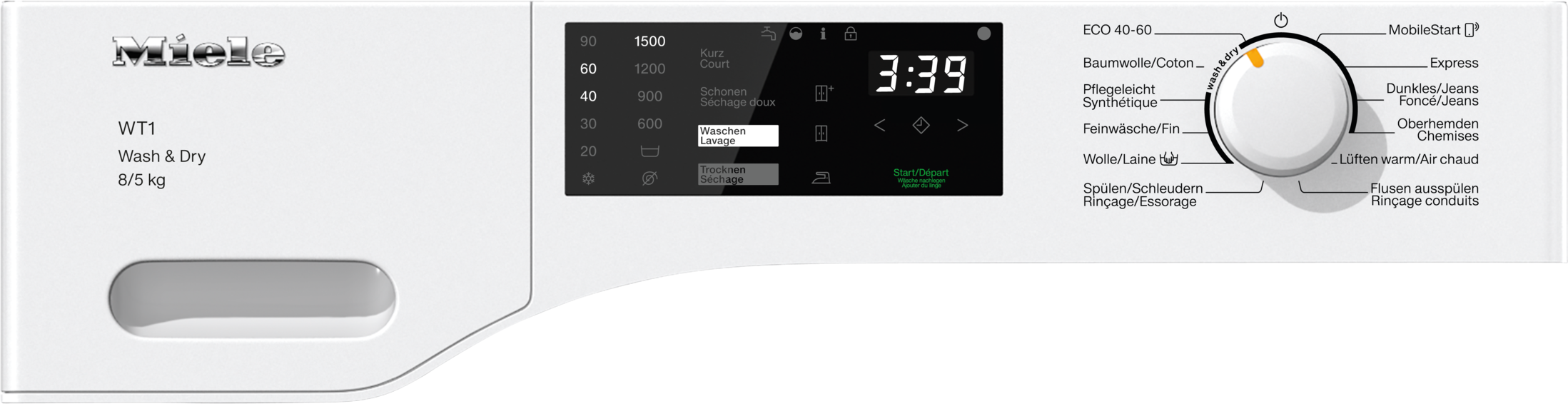 MIELE Waschtrockner
WTD 100-60 CH