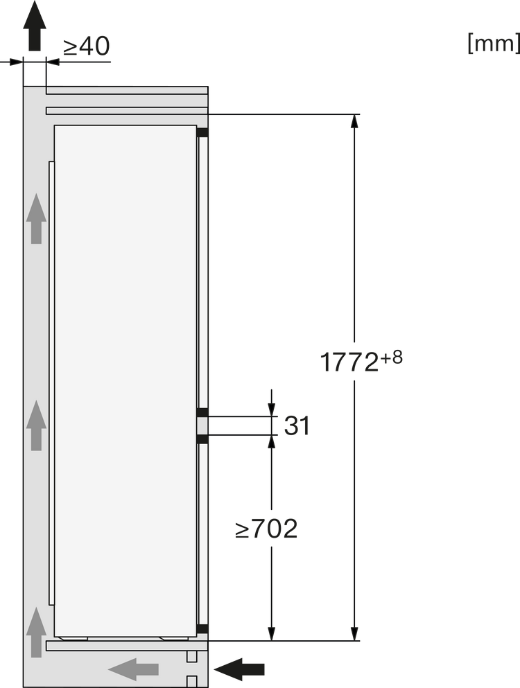 MIELE Kühl-Gefrierkombination
KDN 7726 E Active RE