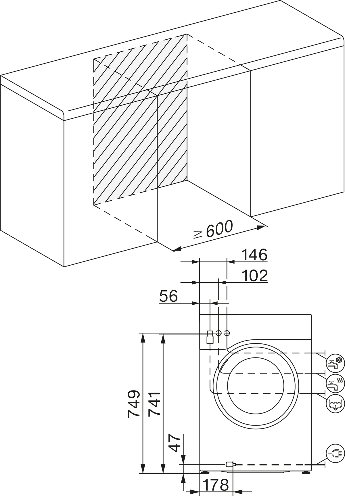 MIELE Waschmaschine WSJ 800-83 CH li