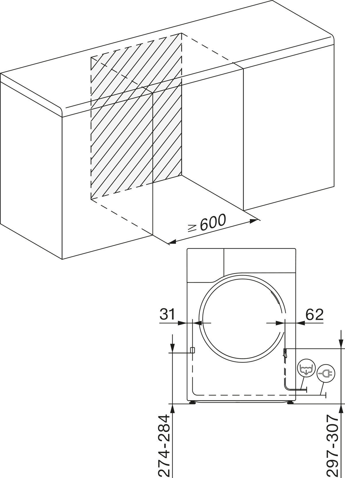 MIELE Wärmepumpen-Trockner
TSH 700-83 CH