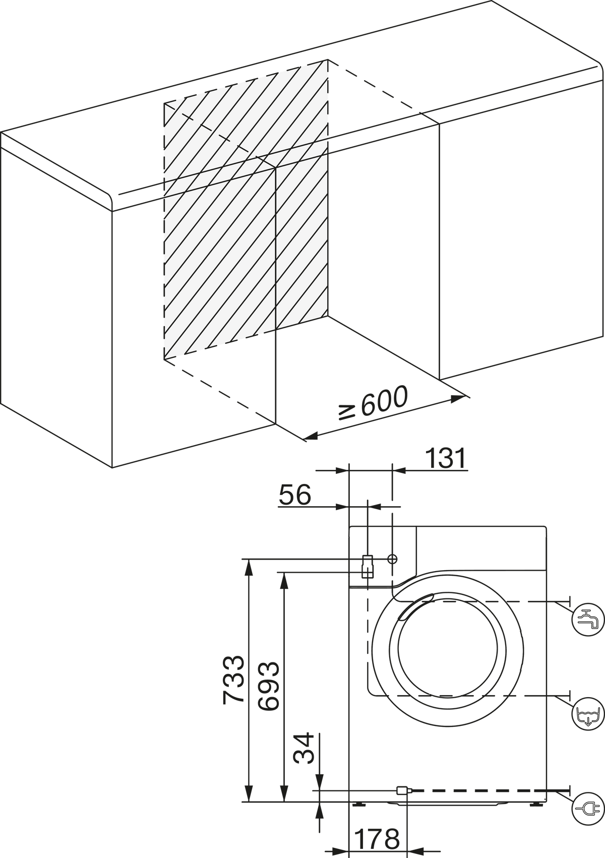 MIELE Waschtrockner
WTW 800-70 CH