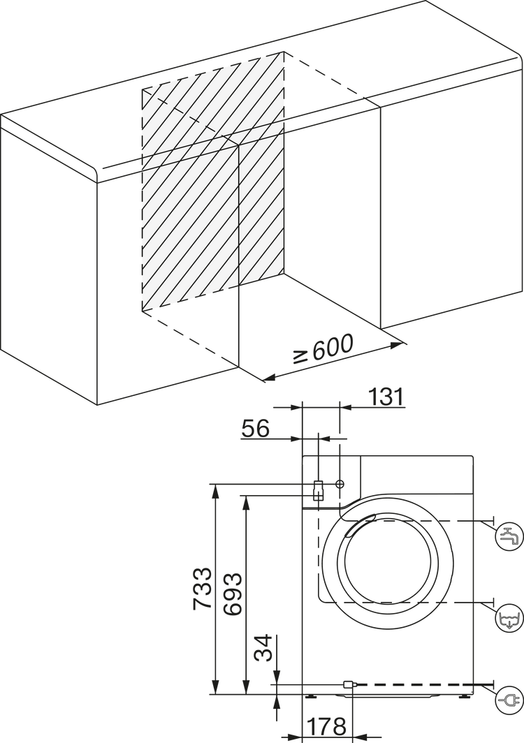 MIELE Waschtrockner
WTW 800-70 CH