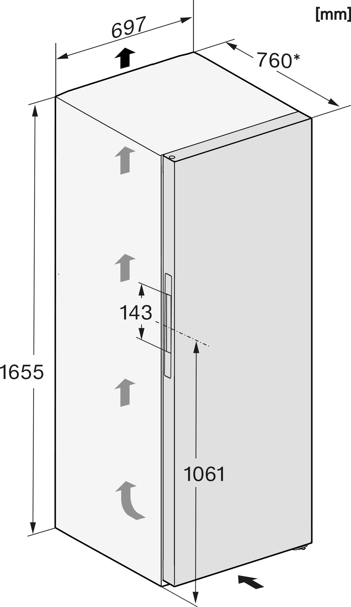 MIELE Gefrierschrank FN 4849
C ws