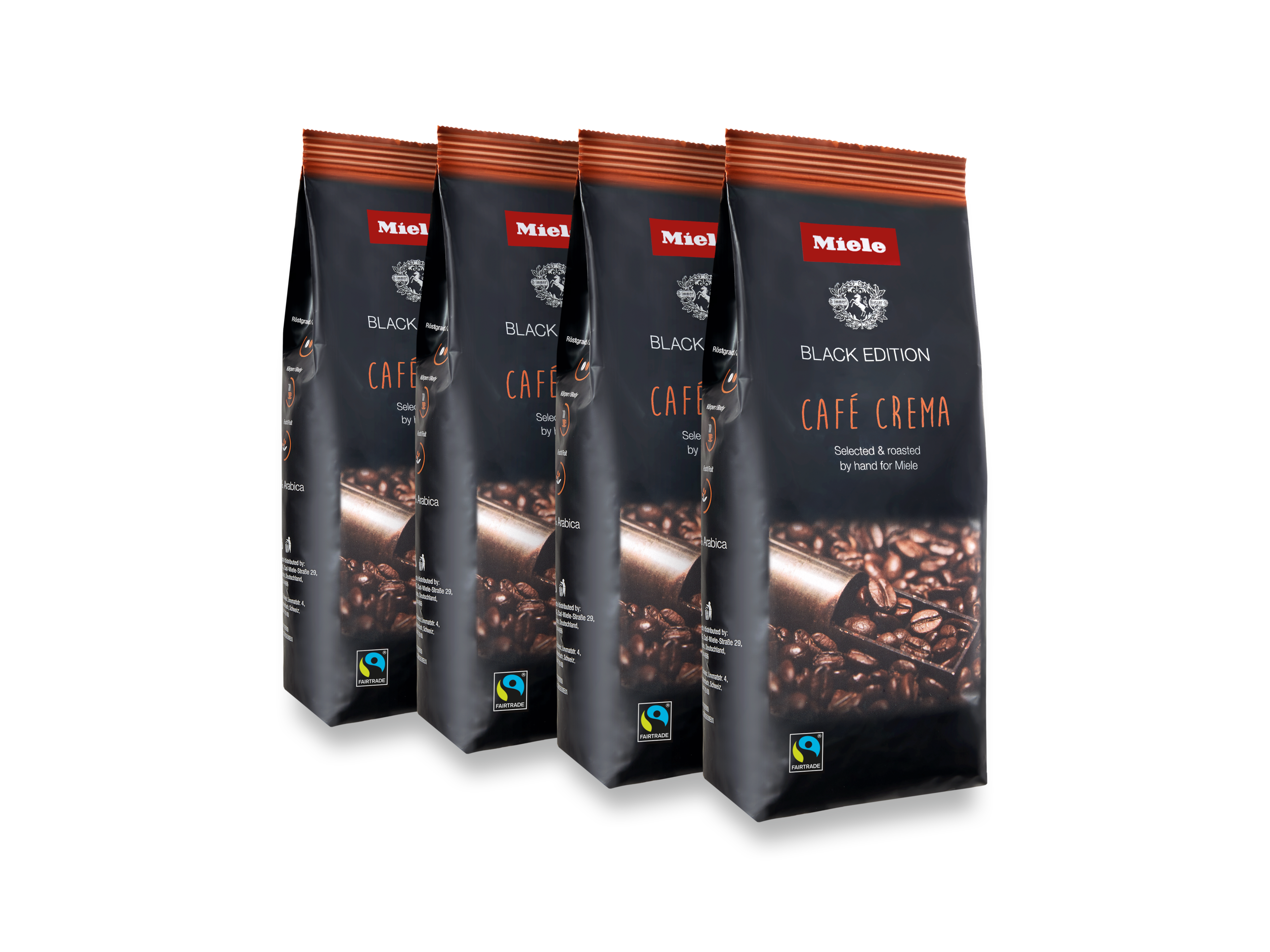 MIELE Kaffee Café Crema 4x250g