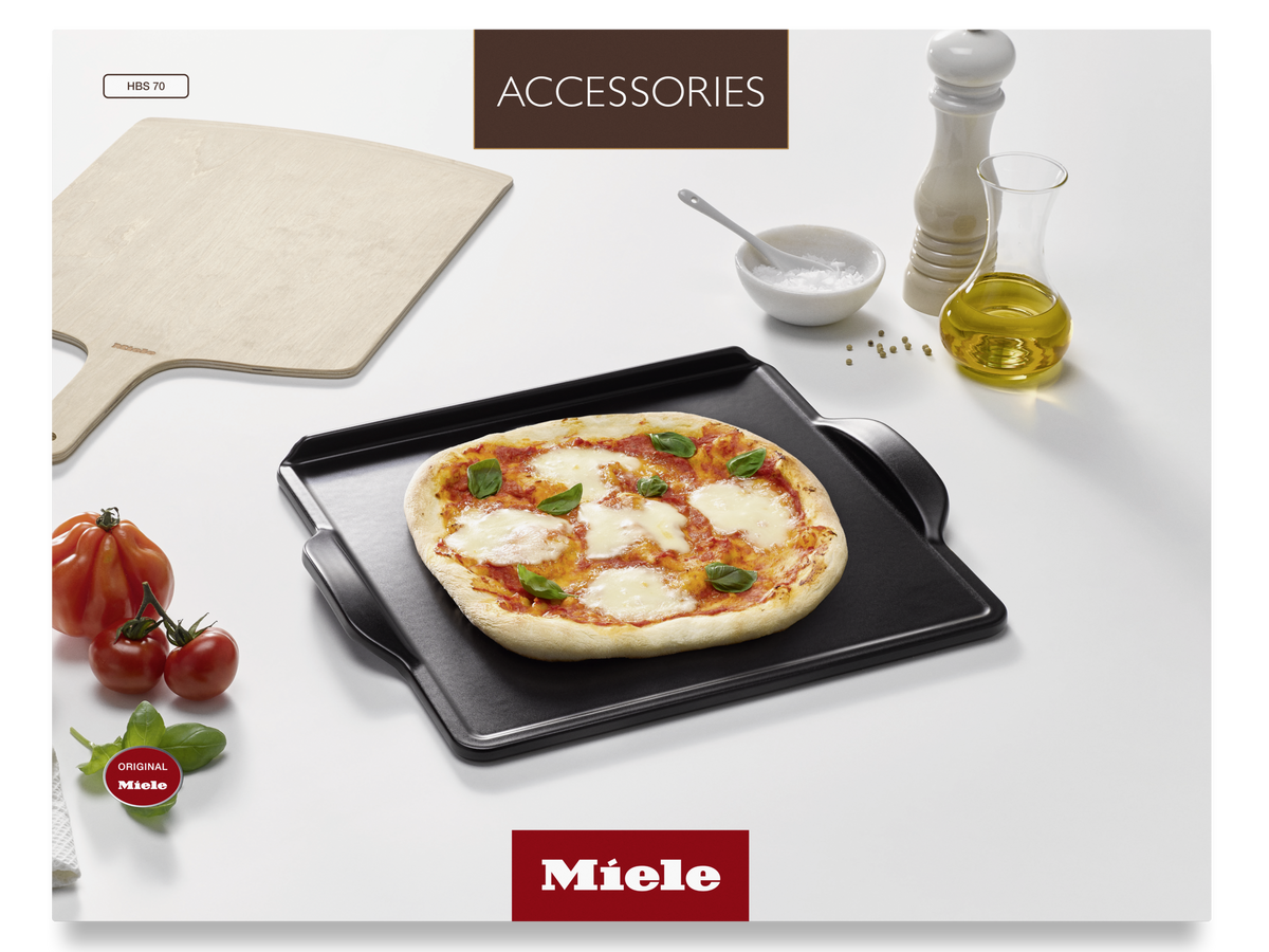 MIELE HBS 70 Gourmet Back-
und Pizzastein