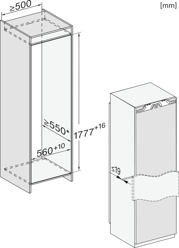 MIELE Kühlschrank K 7798 C LI
ActiveDoor