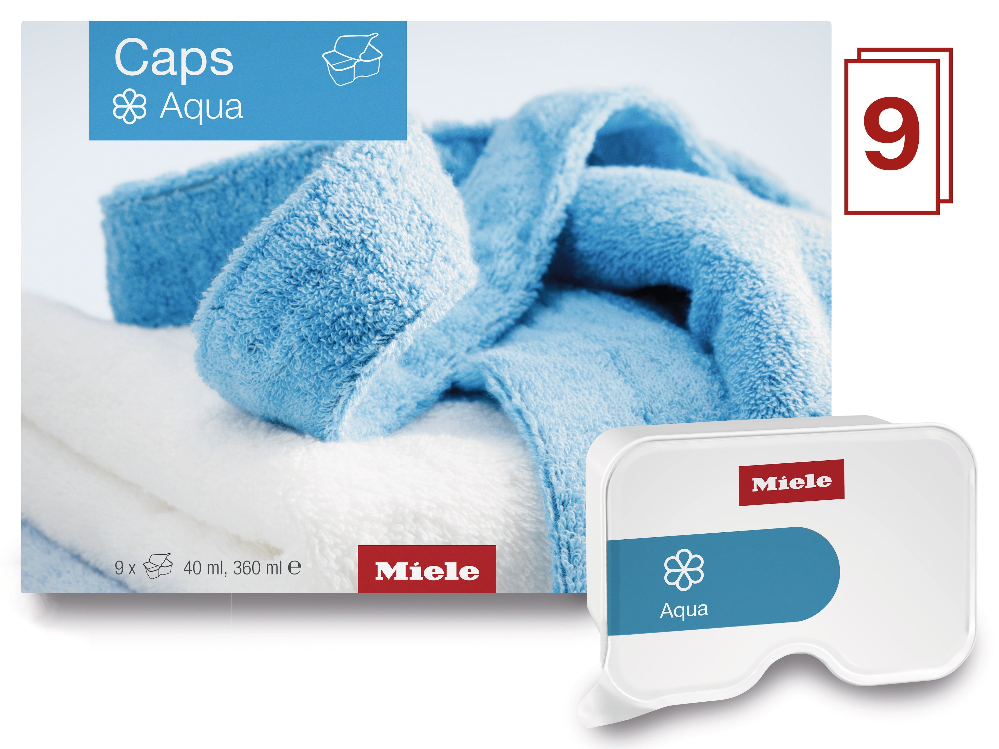 MIELE Caps Aqua 9 Stück
EasyOpen