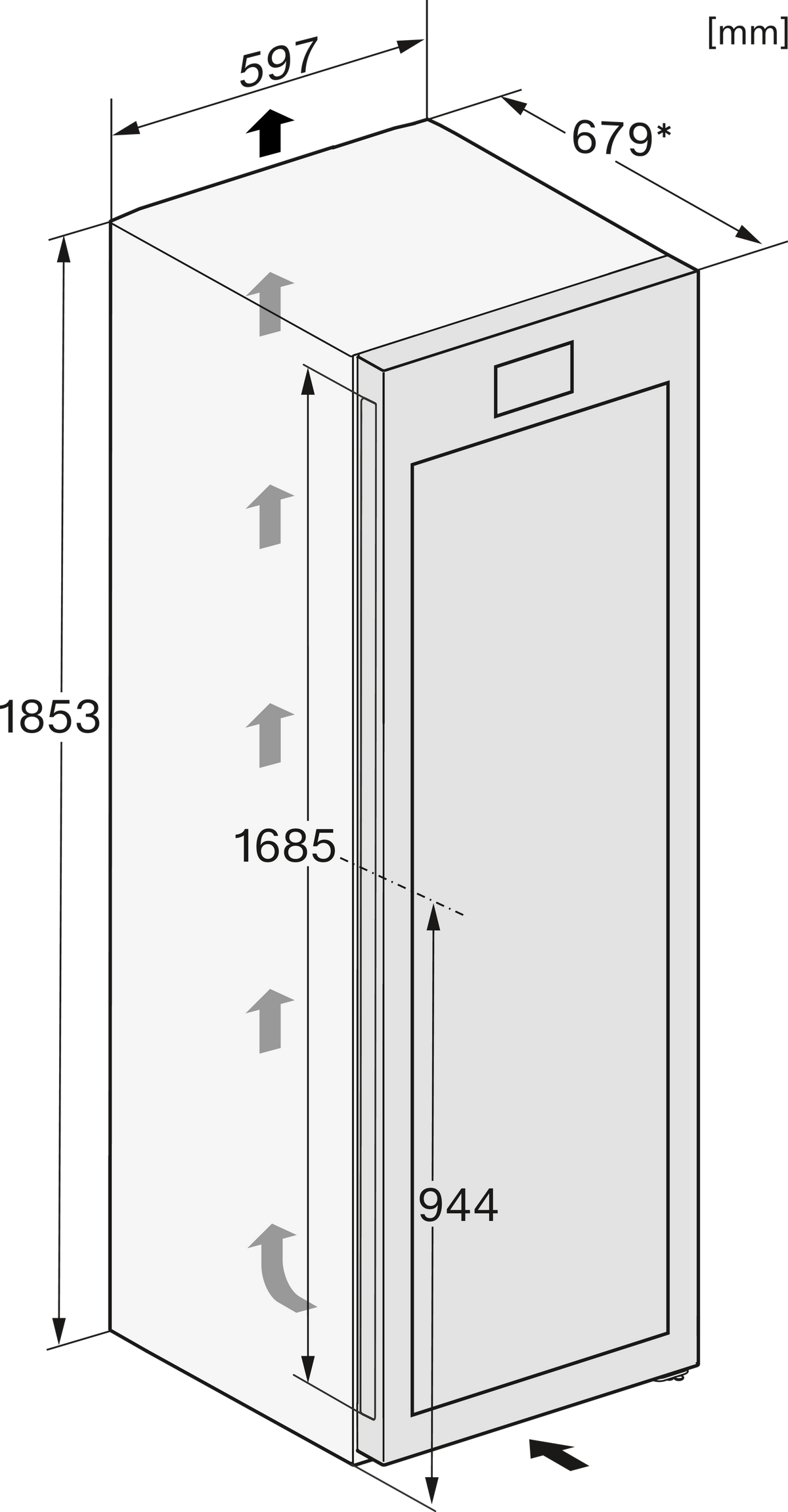 MIELE Cantinetta vini KWTS 4785 F
sw