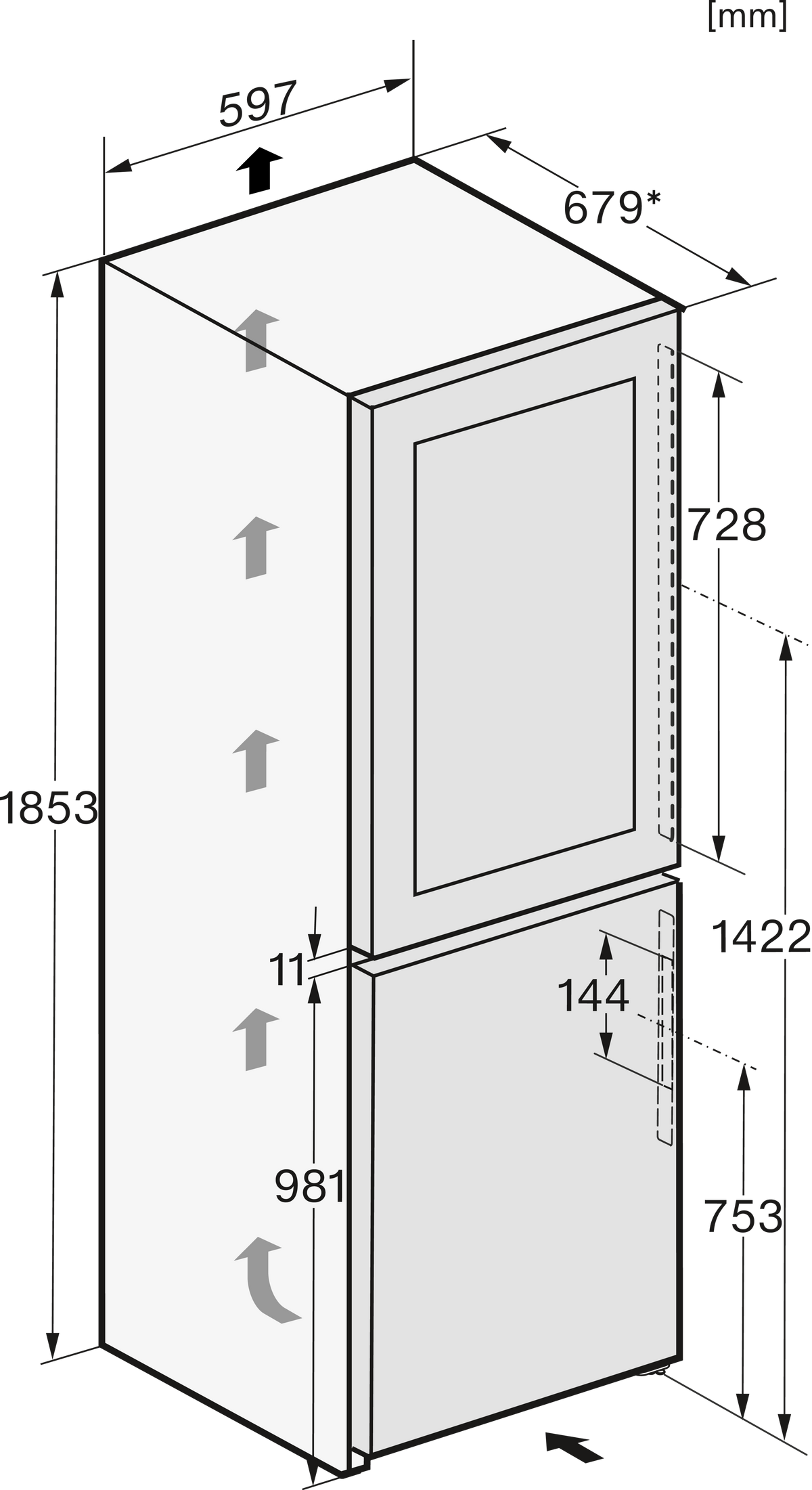 MIELE Wein-Gefrierkombination
KWNS 4784 DE edt / cs