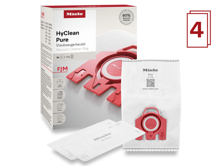 Sacs aspirateurs MIELE FJM
HyClean Pure