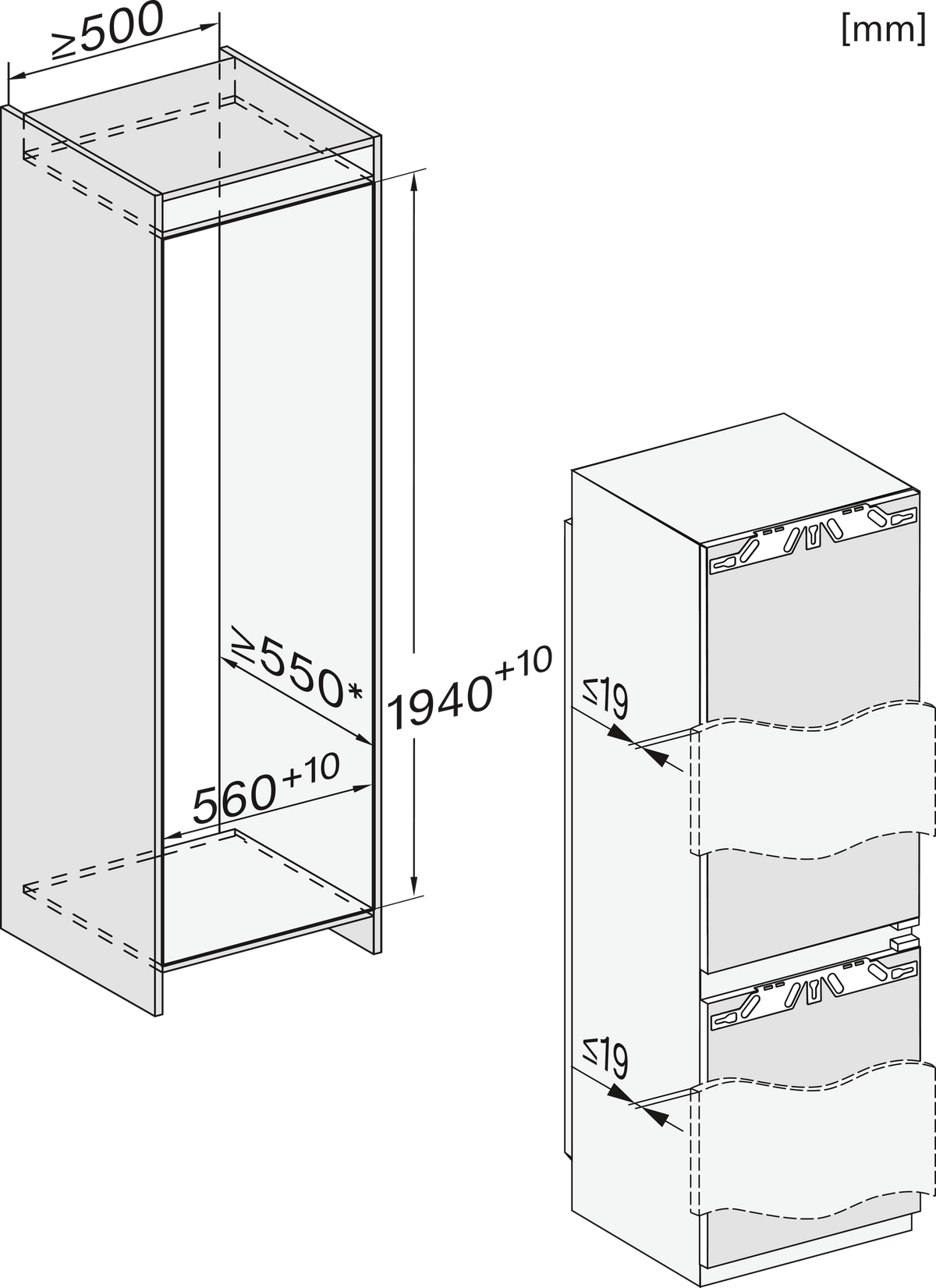 MIELE Fridge Freezer
KFN 7844 C RE