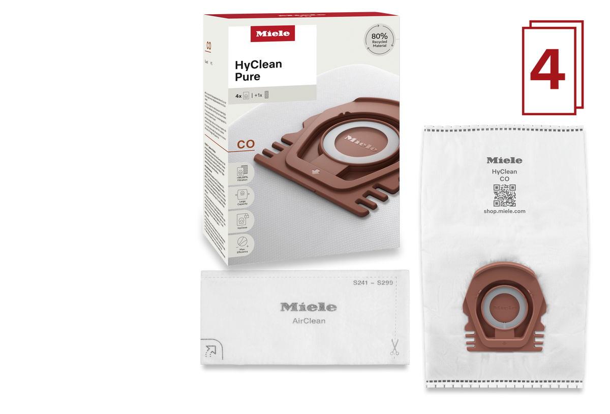 Sacchetti per aspirapolvere MIELE CO
HyClean Pure