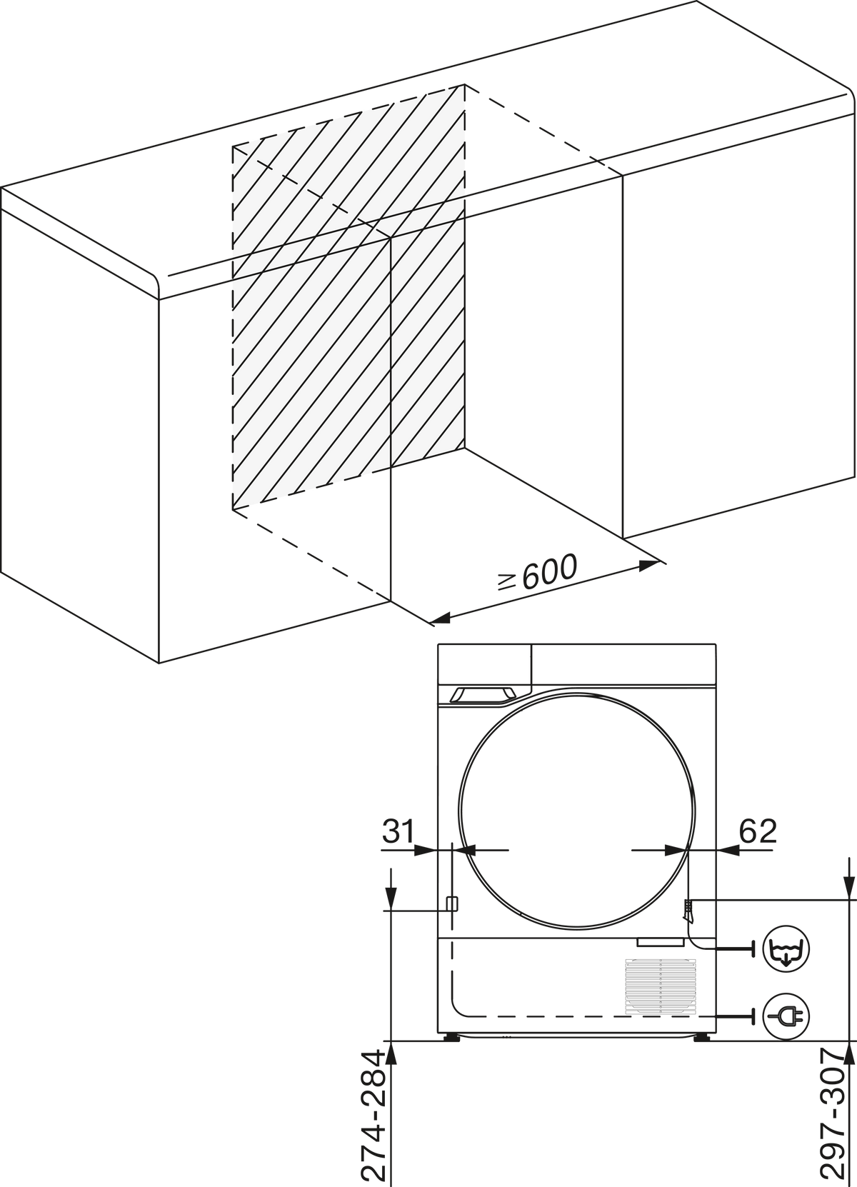 MIELE Wärmepumpen-Trockner
TQ 100-10 CH li