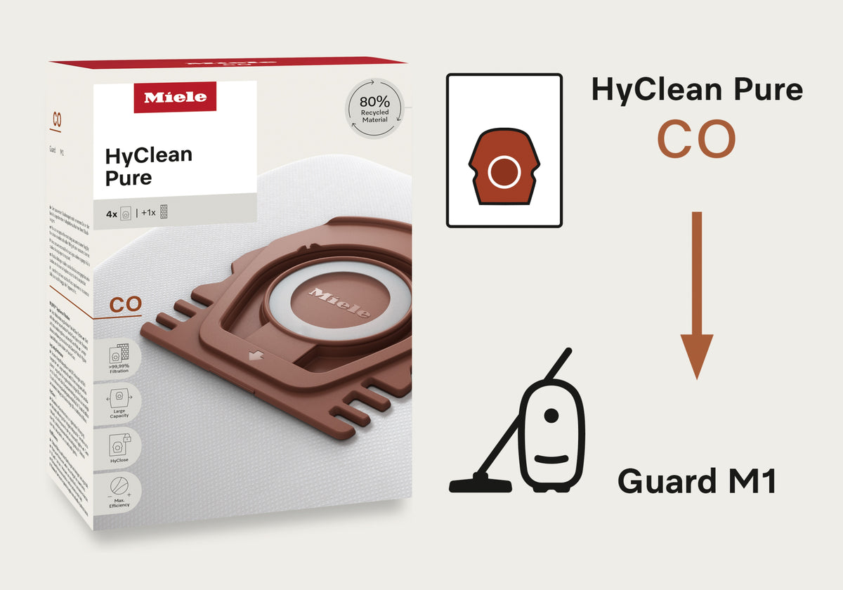 Sacchetti per aspirapolvere MIELE CO
HyClean Pure