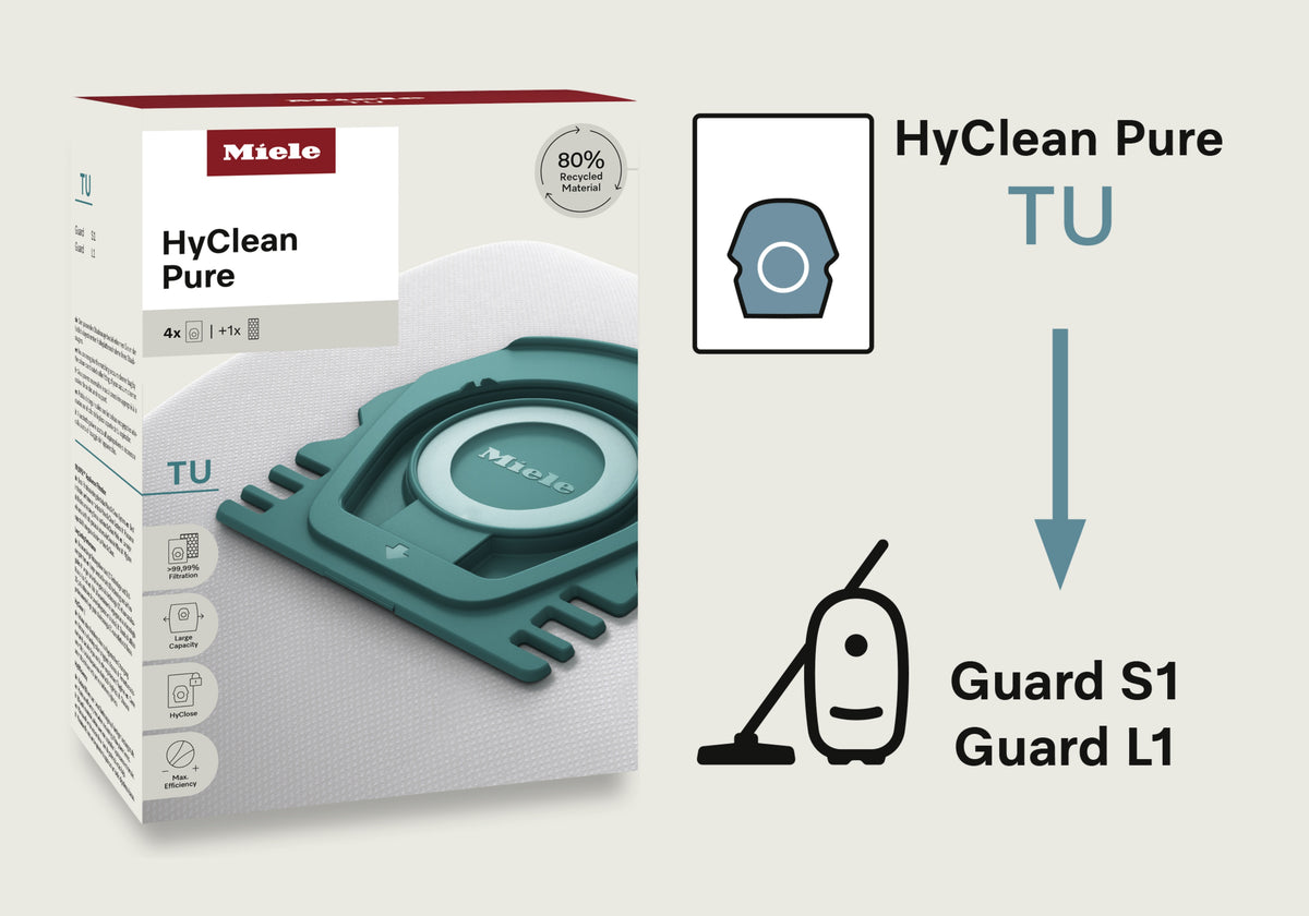 MIELE vacuum cleaner bags TU
HyClean Pure
