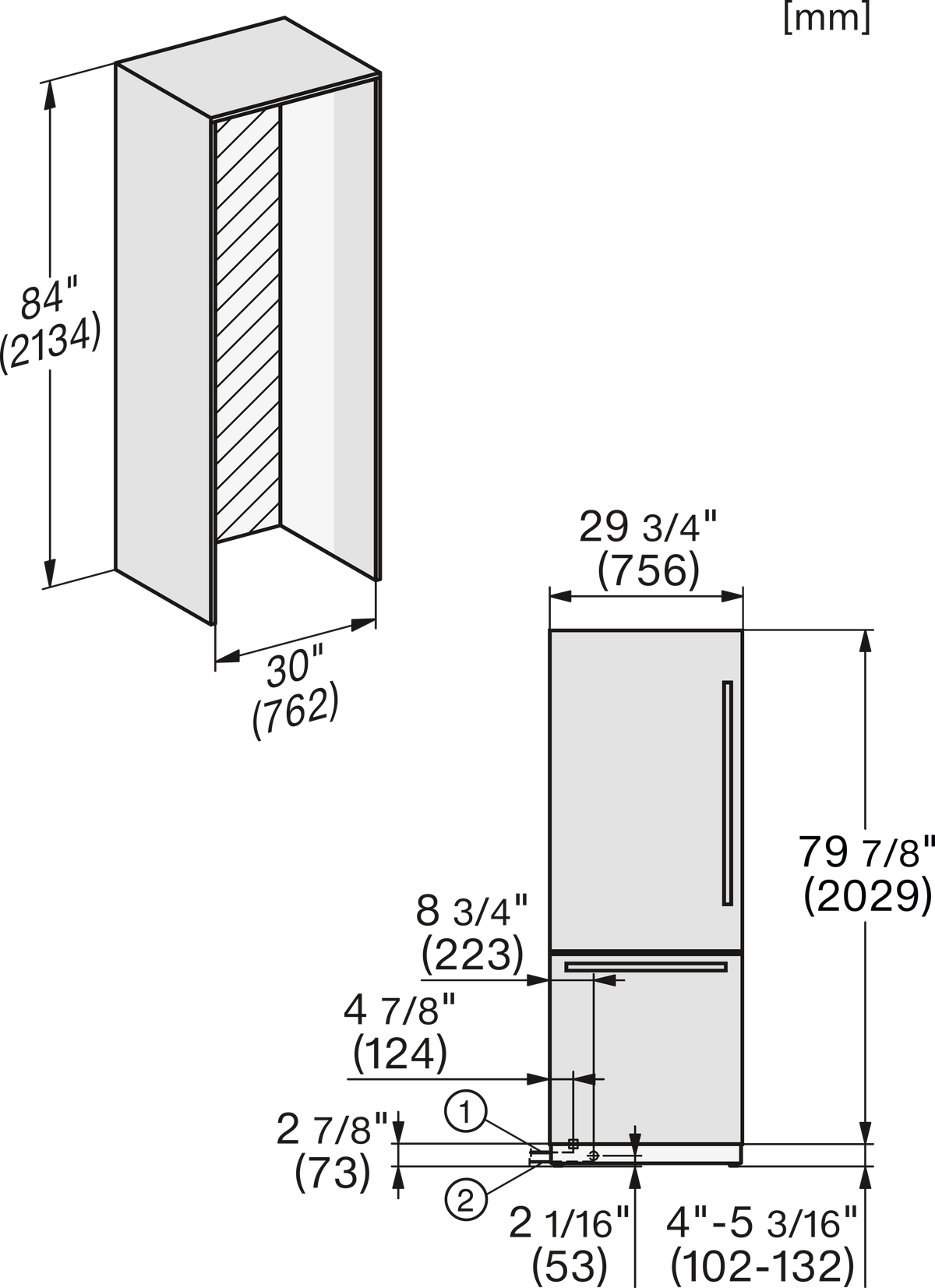 MIELE Kühl-Gefrierkombination
KFMC 3834 R