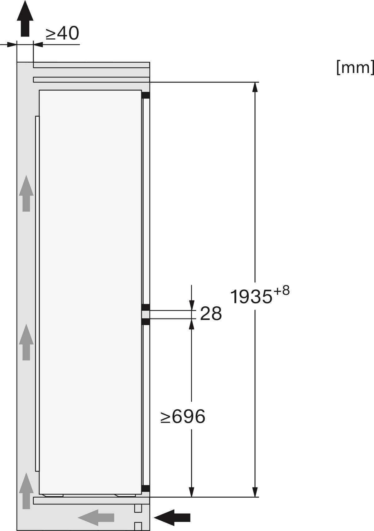 MIELE Fridge Freezer
KFN 7934 D RE