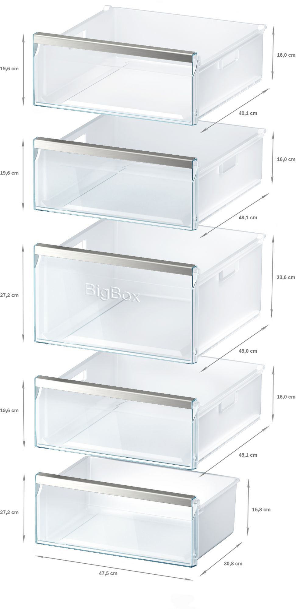 Bosch Serie 6, Freistehender Gefrierschrank, 161 x 70 cm, Weiss