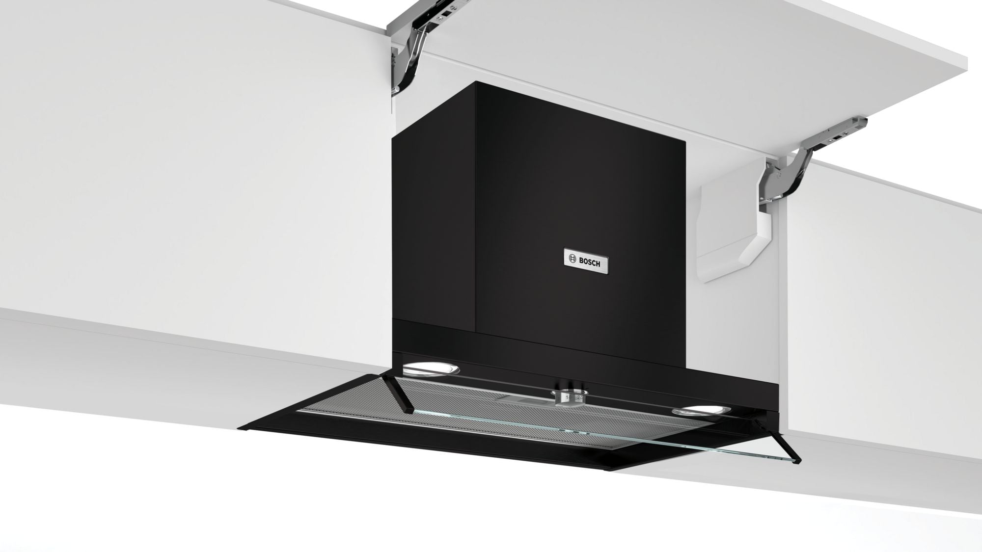 Bosch Serie 4, Integrierte Designhaube, 60 cm, Klarglas