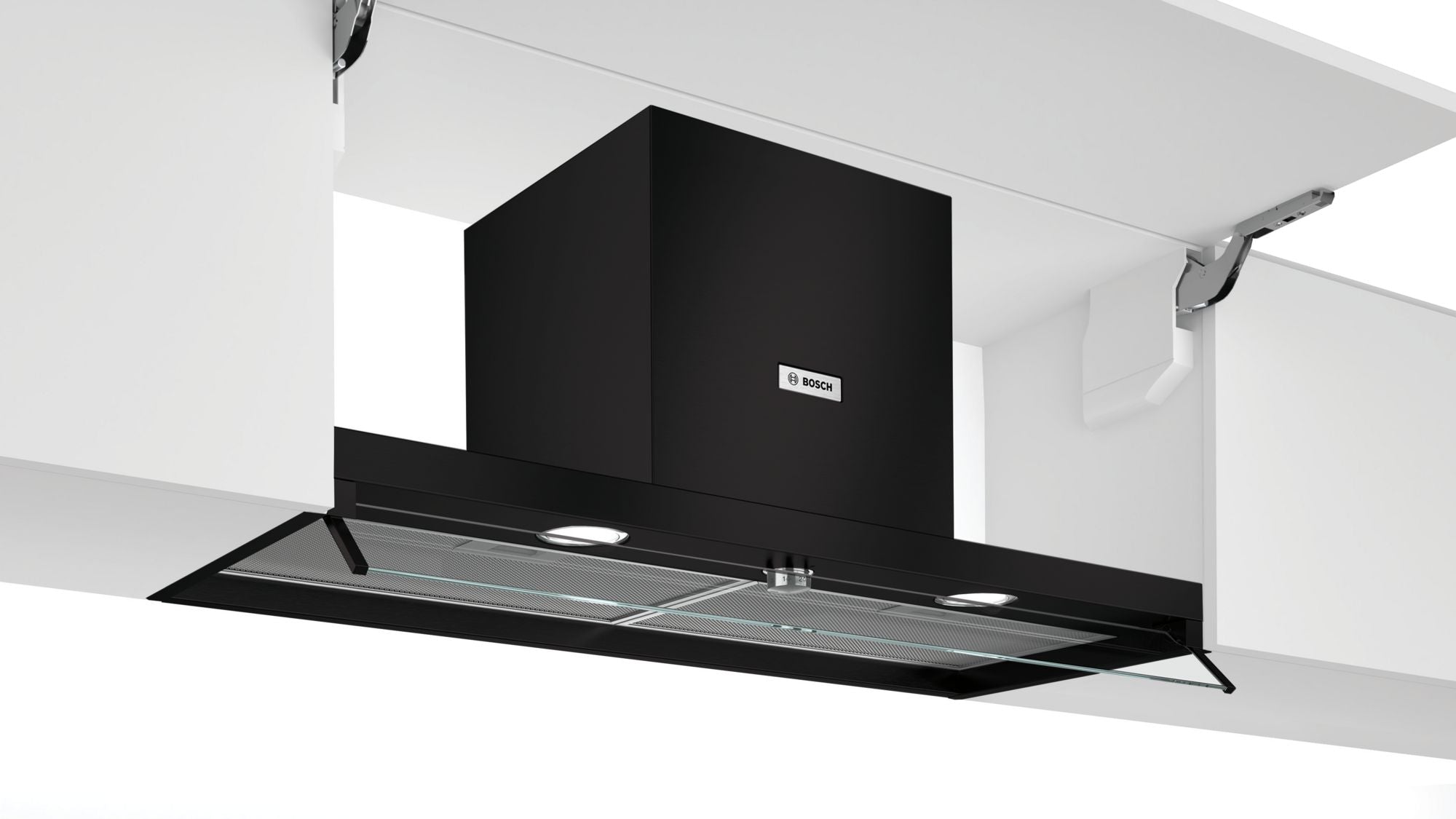 Bosch Serie 4, Integrierte Designhaube, 90 cm, Klarglas