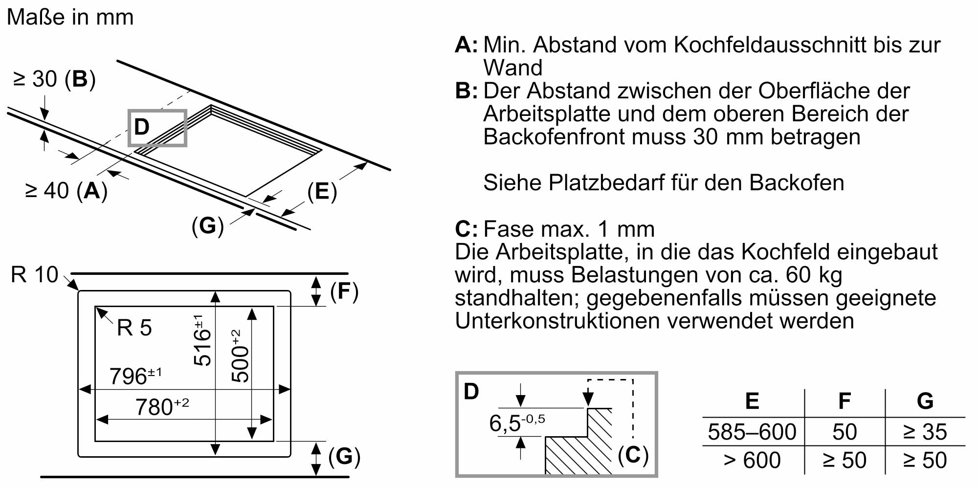 Siemens iQ700, Induktionskochfeld, 80 cm, flächenbündig (integriert)