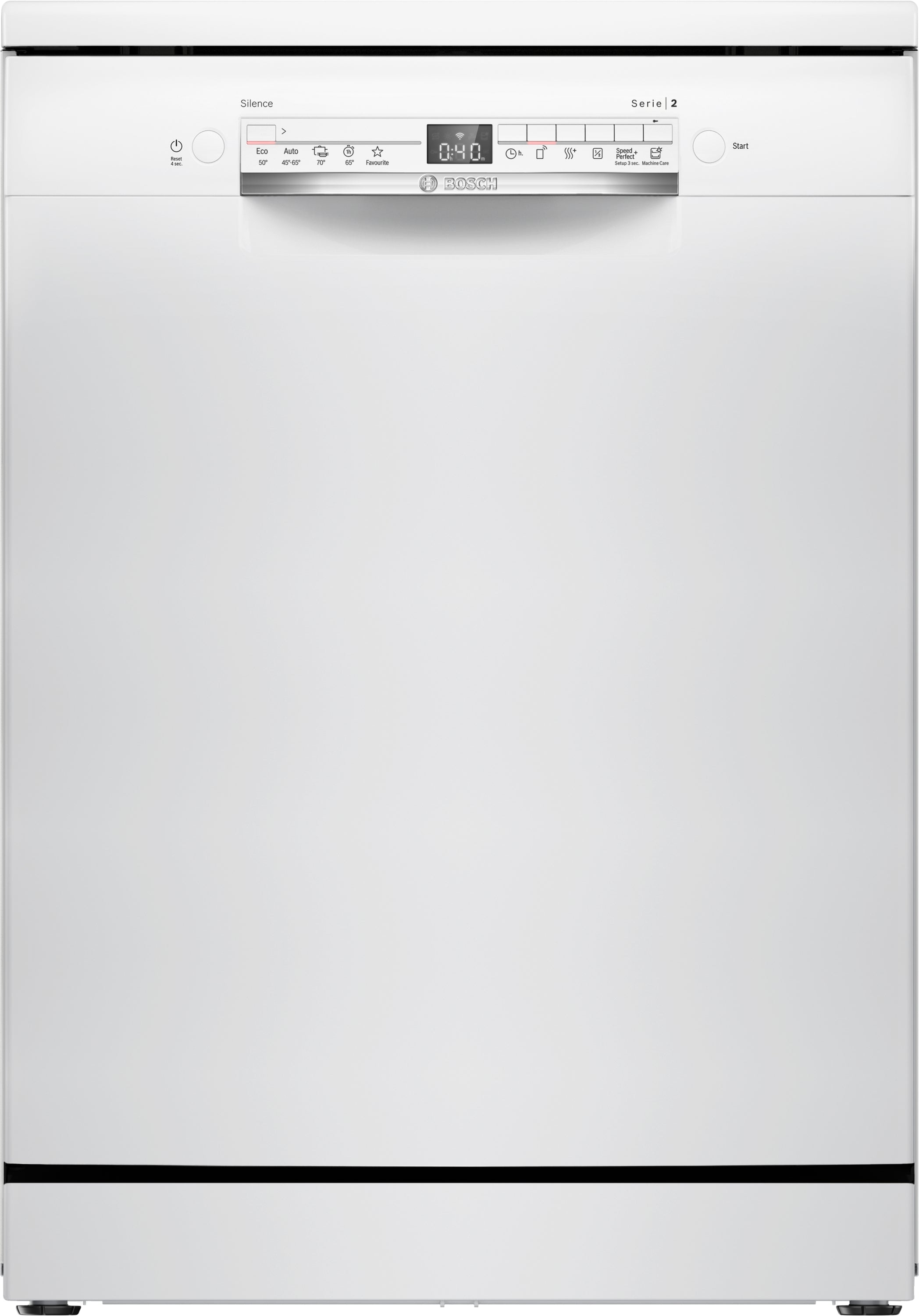 Bosch Serie 2, Freistehender Geschirrspüler, 60 cm, weiss