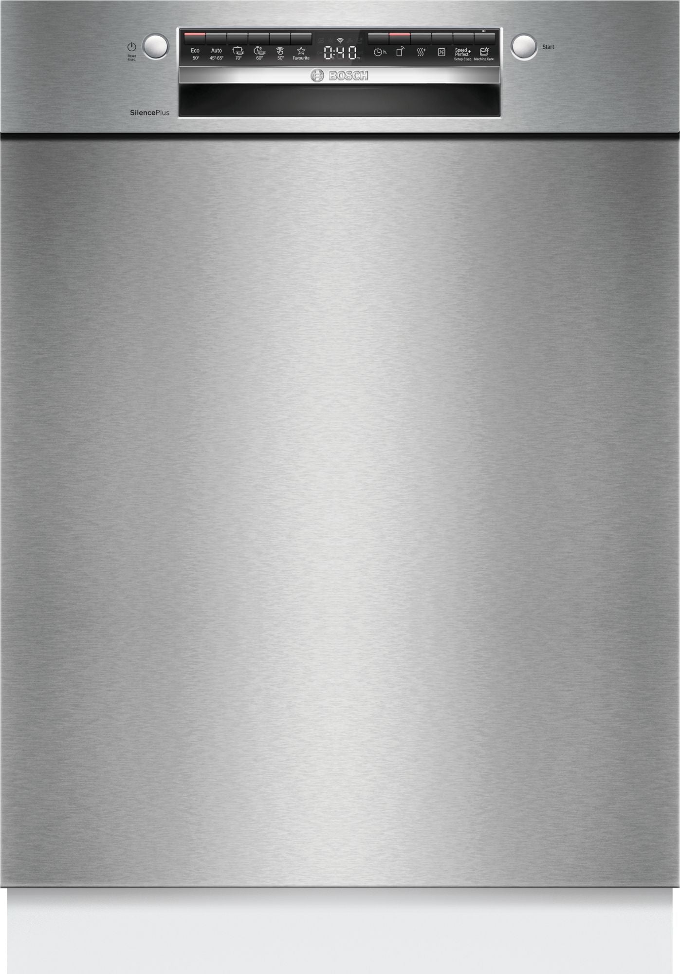 Bosch Serie 4, Unterbau-Geschirrspüler, 60 cm, Edelstahl