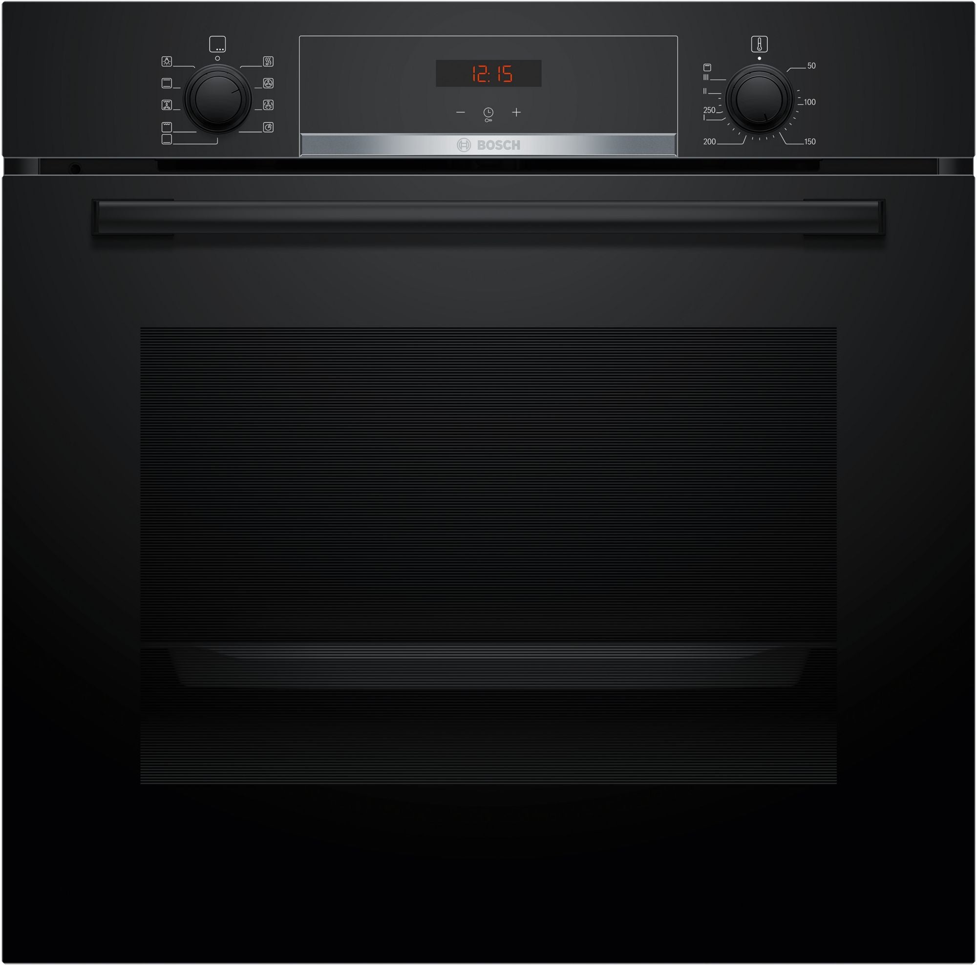 Bosch Serie 4, Einbau-Backofen, 60 x 60 cm, Schwarz