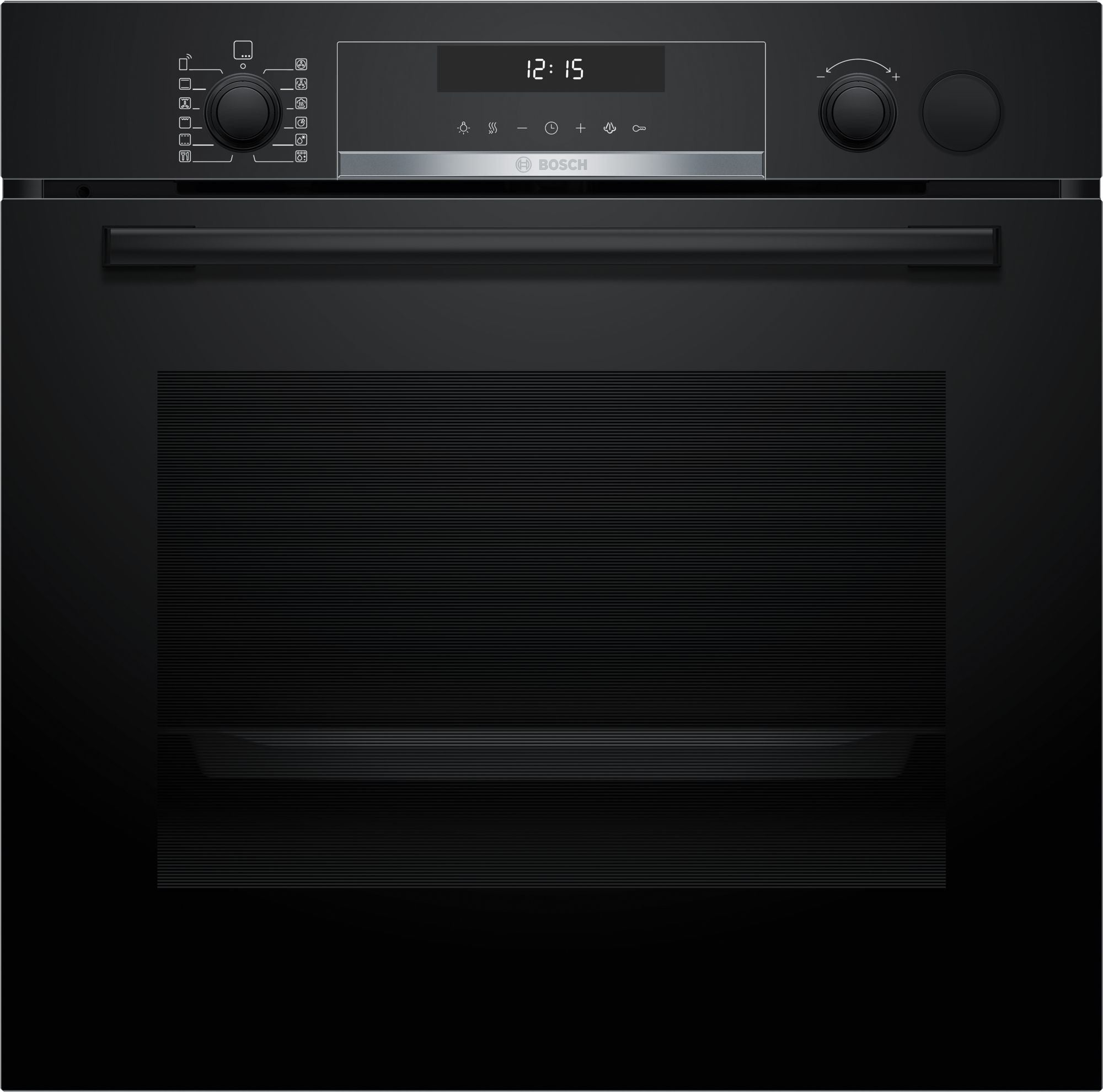 Bosch Serie 6, Einbau-Backofen mit Dampfunterstützung, 60 x 60 cm, Schwarz