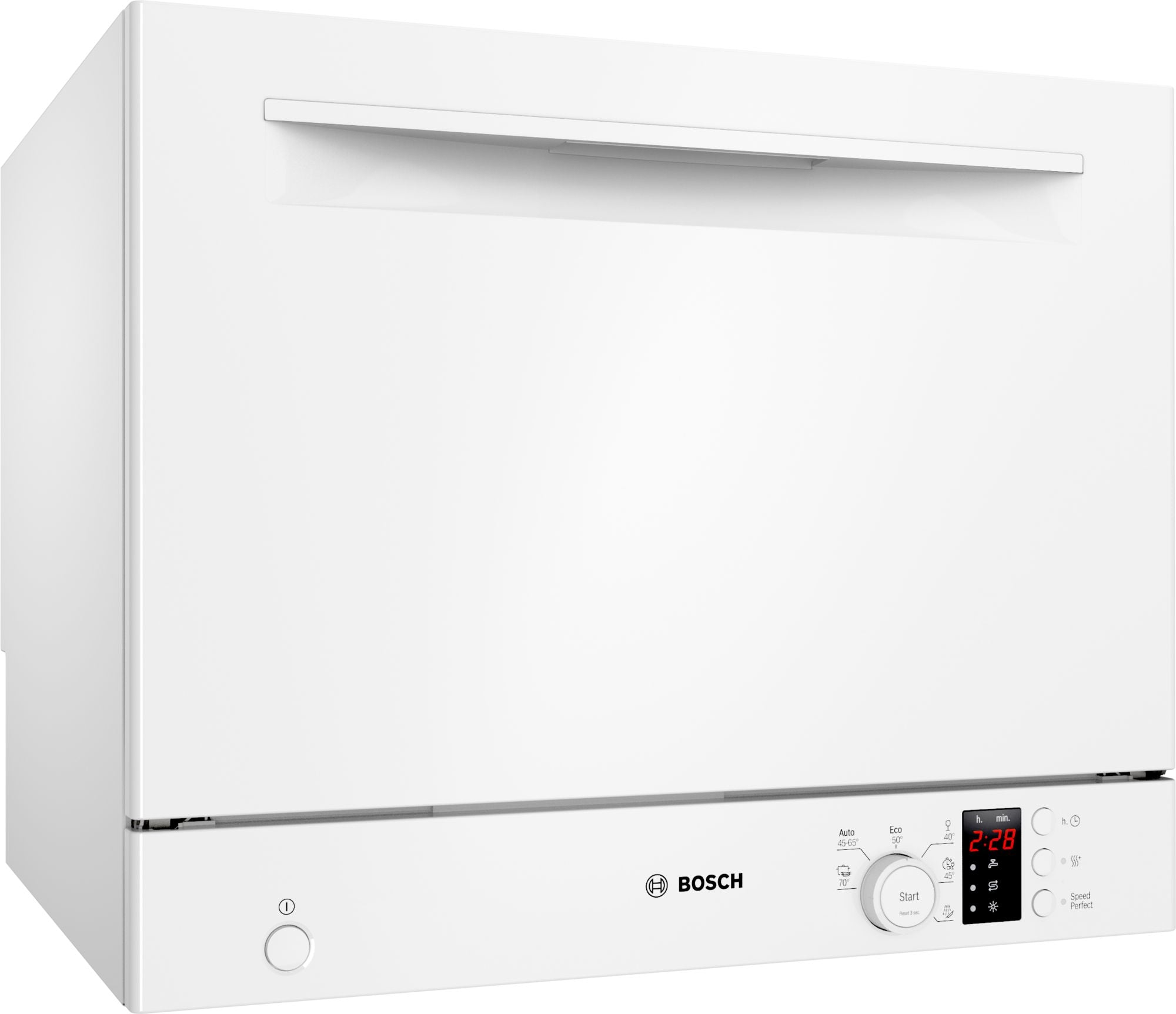 Bosch Serie 2, Freistehender Kompakt-Geschirrspüler, 55 cm, weiss