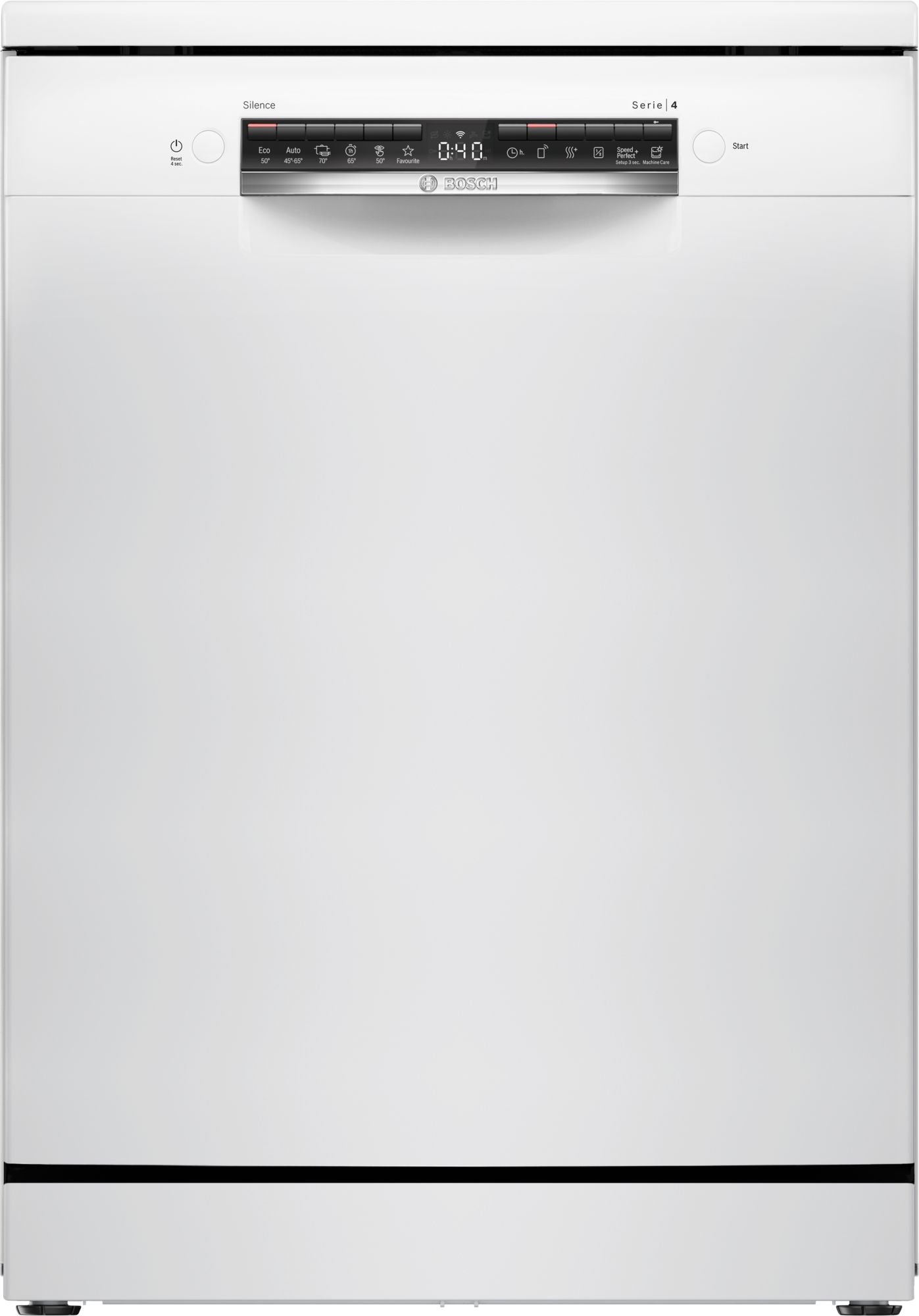 Bosch Serie 4, Freistehender Geschirrspüler, 60 cm, weiss