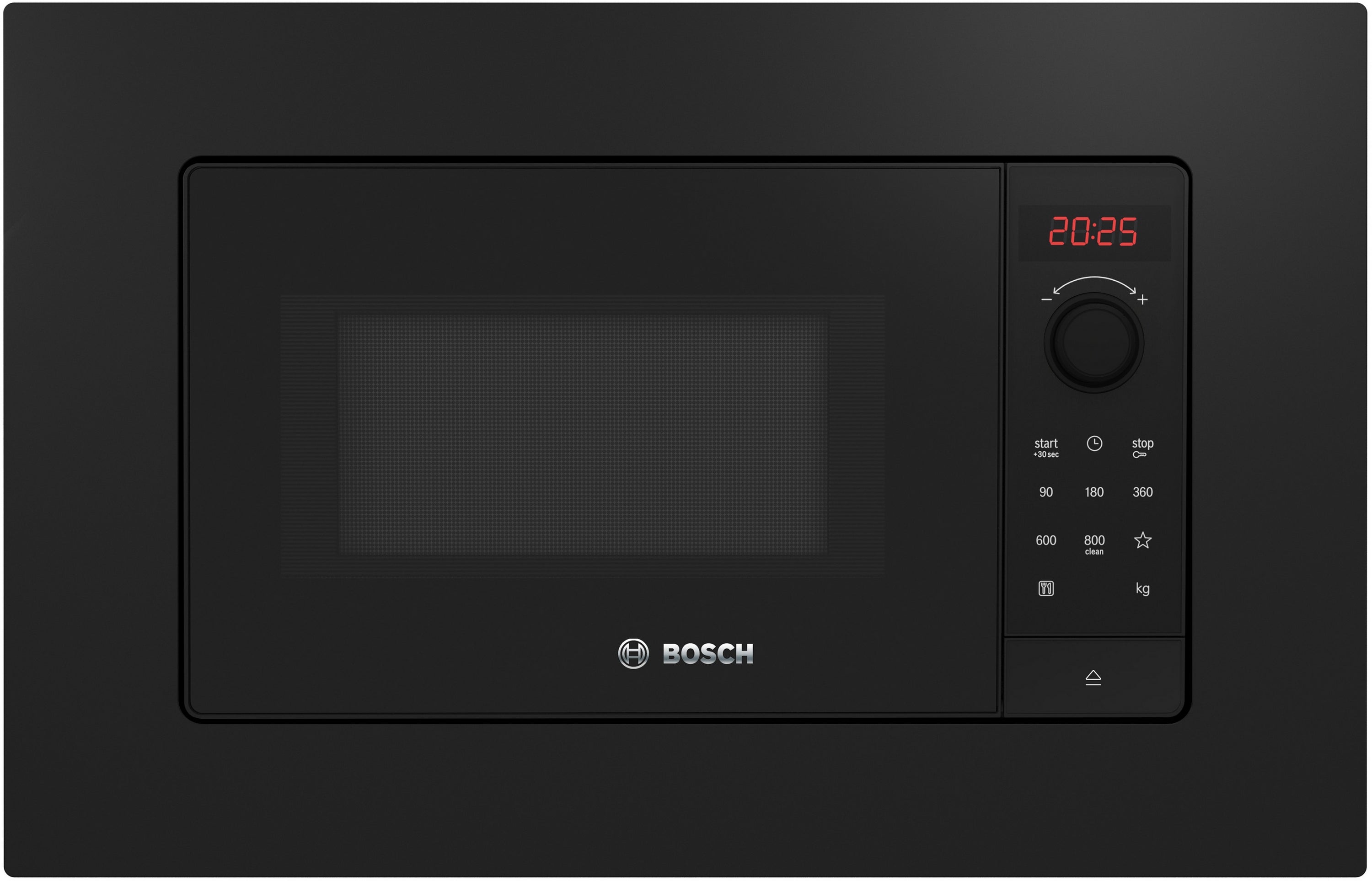 Bosch Serie 2, Einbau-Mikrowelle, 60 x 38 cm, Schwarz