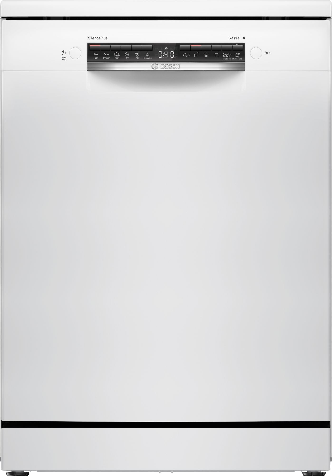 Bosch Serie 4, Freistehender Geschirrspüler, 60 cm, weiss