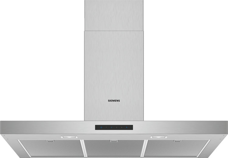 Siemens iQ300, cappa da parete, 90 cm, acciaio inox