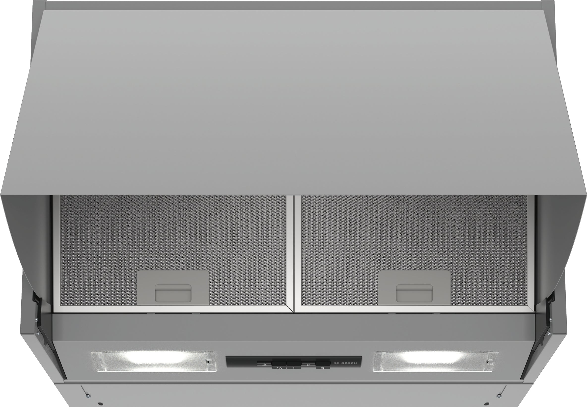 Bosch Serie 2, Integrierte Dunstabzugshaube, 60 cm, Silber