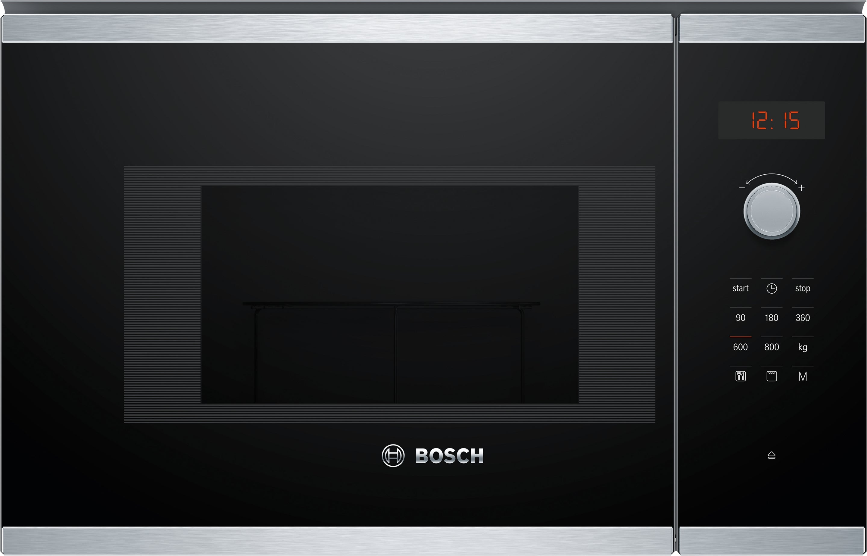 Bosch Serie 4, Einbau-Mikrowelle, 60 x 38 cm, Edelstahl