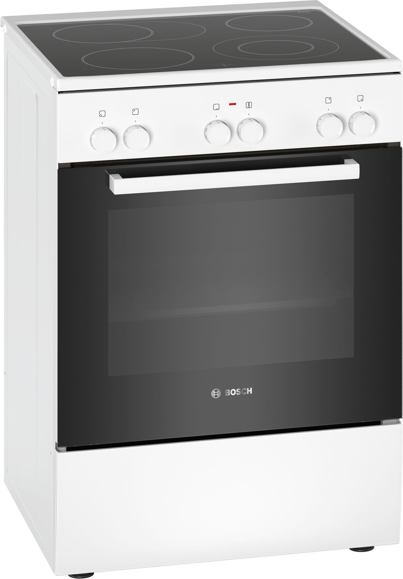 Bosch Serie 2, Freistehener Elektroherd, Weiss