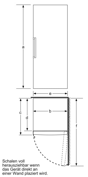Bosch Serie 6, Freistehender Gefrierschrank, 191 x 70 cm, Weiss